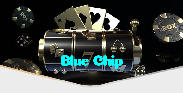 Blue Chip casino presented on mobile device in Pakistan with slots and live games