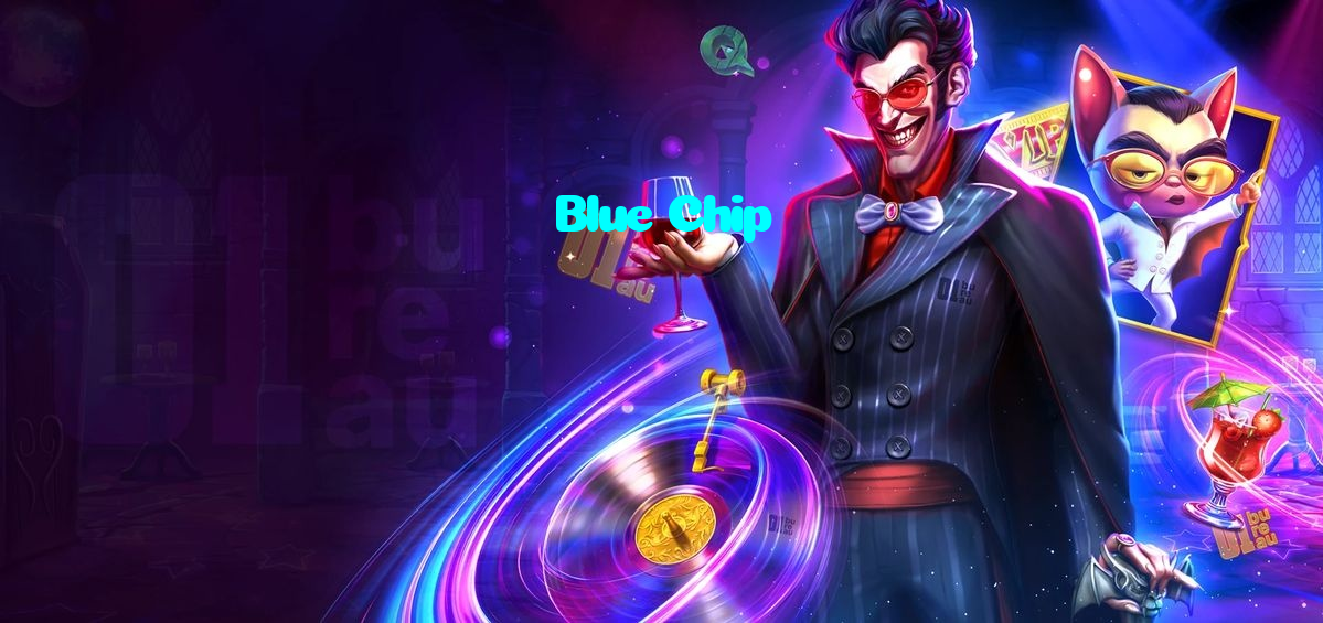 Blue Chip casino presented on mobile device in Pakistan with slots and live games