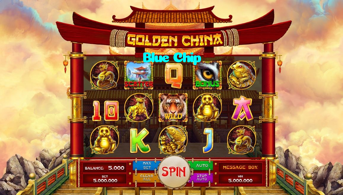 Blue Chip casino presented on mobile device in Pakistan with slots and live games